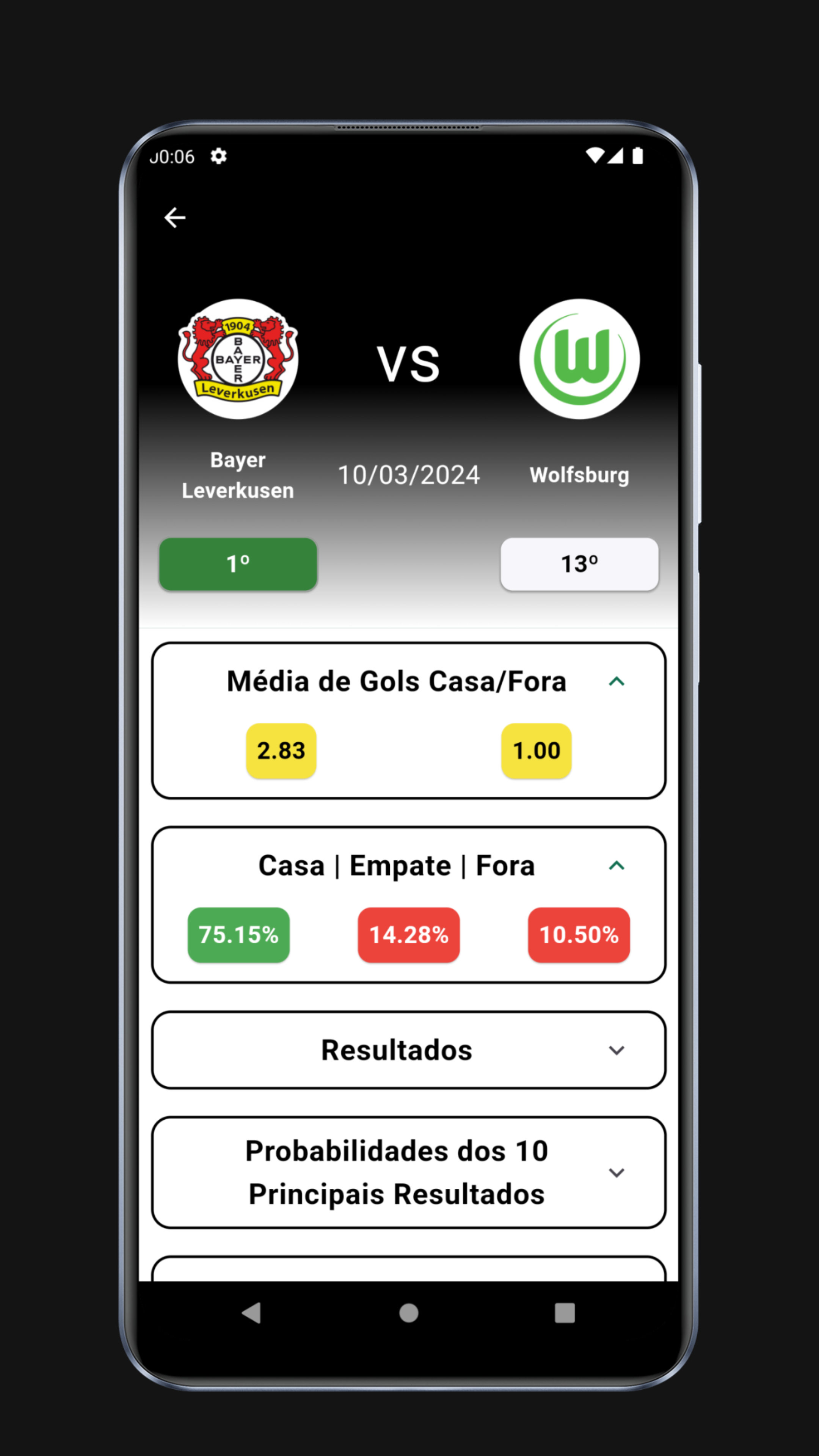 Estatísticas de Jogo